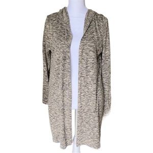 Stitch Fix Alice Blue Cardigan Ryah Hooded Open Front Long